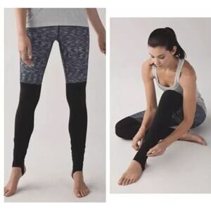 Lululemon Wunder Under Stirrup Pant Women 6 Pilates Dramatic Static
